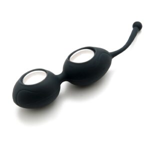 Delicious Silicone Ben Wa Balls - Black