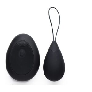 10X Silicone Vibrating Egg - Black