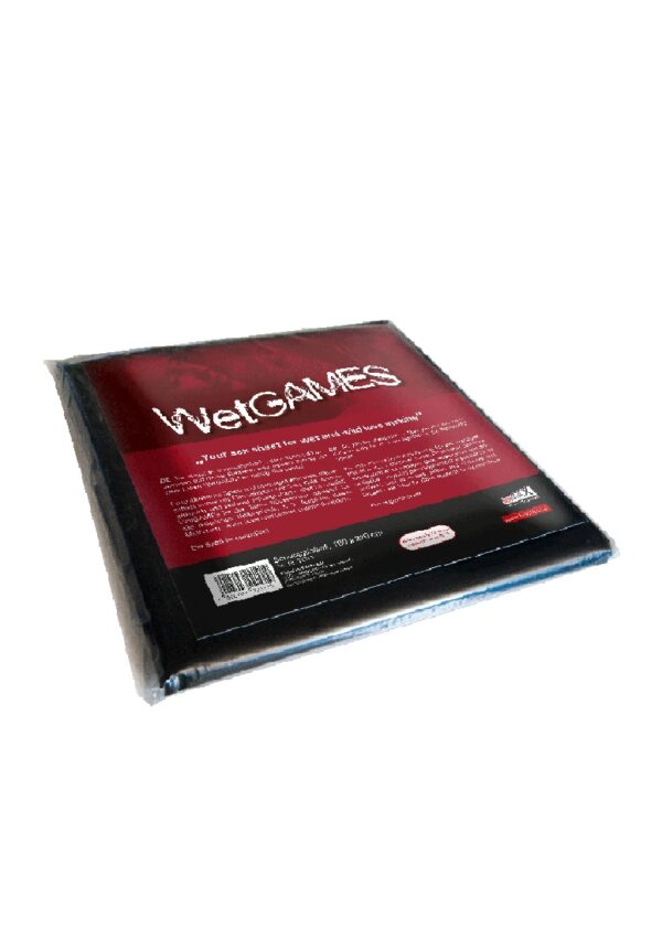 SexMAX WetGAMES Sex-Laken - 180 x 220 cm - Zwart
