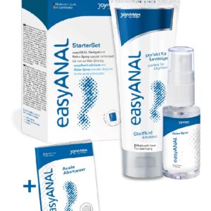 EasyANAL StarterSet - Lubricant 80 ml + Relax-Spray 30 ml + Book