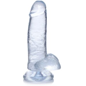 Bareskin Doorzichtige Dildo met Ballen