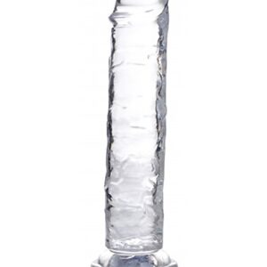 Doorzichtige Dildo met Ballen