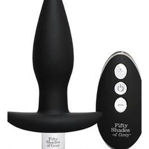 Relentless Vibrations Remote Control Butt Plug - Black