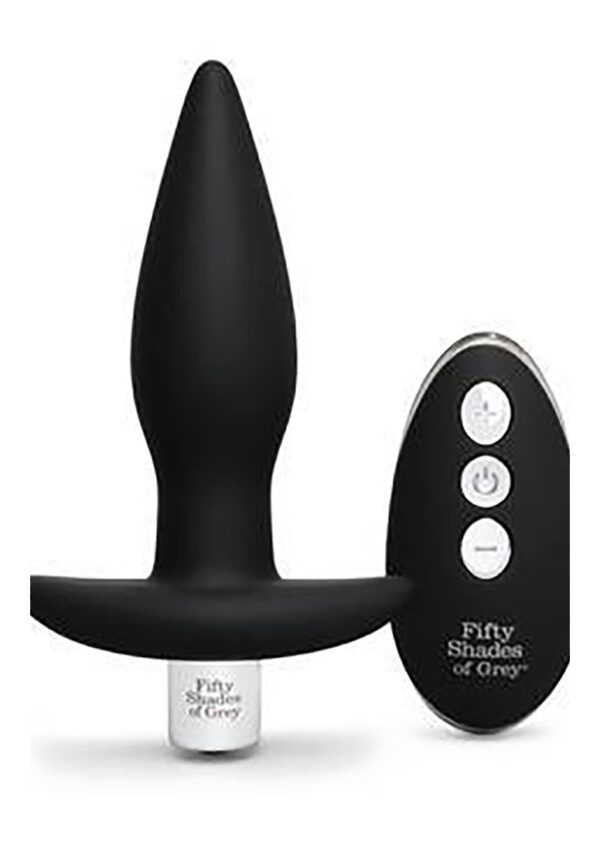 Relentless Vibrations Remote Control Butt Plug - Black