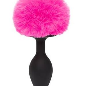 Non-Vibrating Butt Plug Medium - Black/Pink