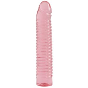 Sunrise - Geribbelde Jelly Dildo