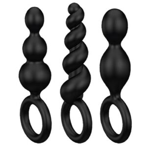 Booty Call Plugs Set of 3 - Black