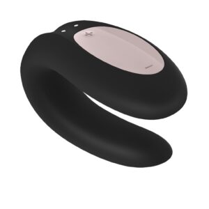 Double Joy Partner Vibrator - Black