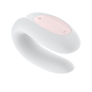 Double Joy Partner Vibrator - White