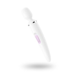 Wand-er Woman Wand Vibrator - White/Chrome