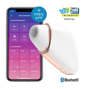 Satisfyer - Love Triangle Air Pulse Stimulator + Vibration - White