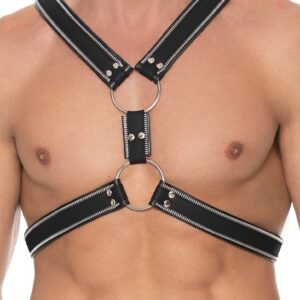 Z Series Scottish Harness - Leather - Black/Black - L/XL