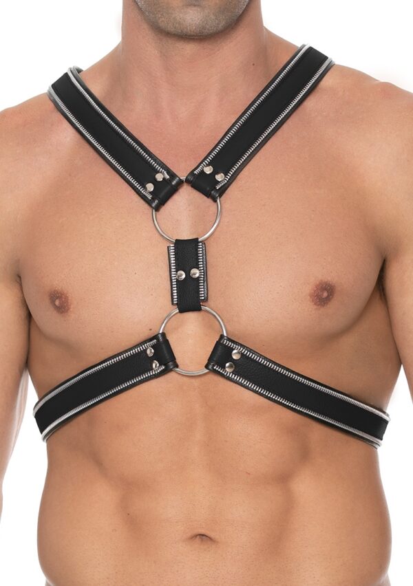 Z Series Scottish Harness - Leather - Black/Black - S/M