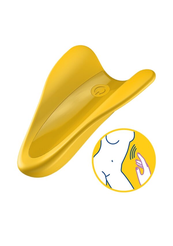 High Fly Finger Vibrator - Yellow