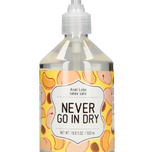 Anal Lube - NEVER GO IN DRY - 500 ml