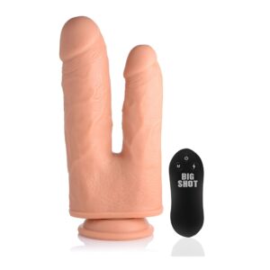 Double Shot Vloeibare Siliconen Dubbele Penetratie Dildo