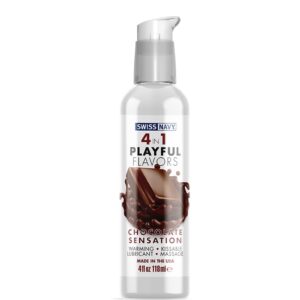 Playful 4 In 1 Glijmiddel Met Chocolate Sensation-Smaak - 118ml