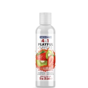 Playful 4 In 1 Glijmiddel Met Straw-Kiwi Pleasures-Smaak - 30ml