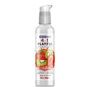Playful 4 In 1 Glijmiddel Met Straw-Kiwi Pleasures-Smaak - 118ml