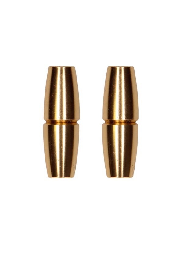 Magnetic Nipple Clamps - Sensual Cylinder - Gold