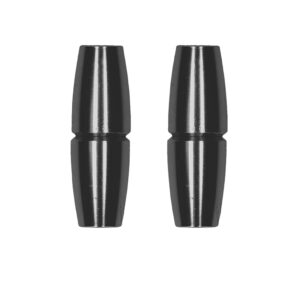Magnetic Nipple Clamps - Sensual Cylinder - Grey