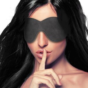 Diamond Studded Eye-Mask - Black