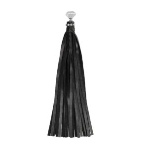 Diamond Studded Whip - Black