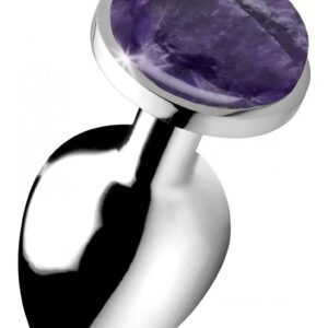 Gemstones Amethyst Gem Large Anal Plug