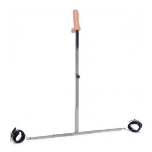 Squat Anal Impaler with Spreader Bar and Cuffs
