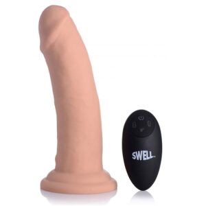 Swell 7X Inflatable & Vibrating 7" Silicone Dildo