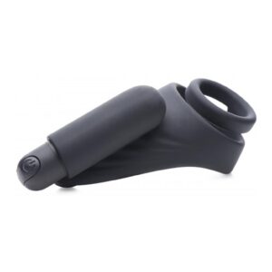7X Silicone C-Ring + Vibrerende Taint Stim