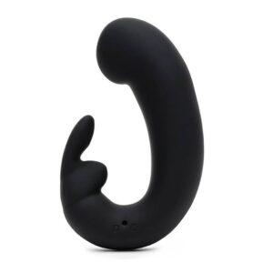 Sensation Rechargeable G-Spot Rabbit Vibrator - Black