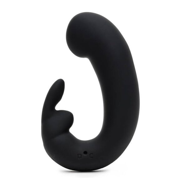 Sensation Rechargeable G-Spot Rabbit Vibrator - Black