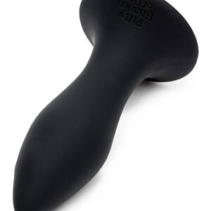 Sensation Rechargeable Vibrating Butt Plug - Black