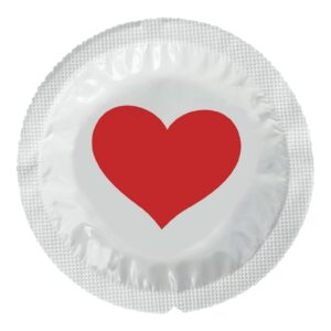 Exs Love Heart Condoms - 24 pack