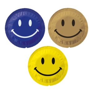 Exs Smiley Face Condoms - 24 pack