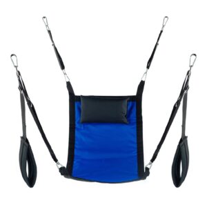 Rectangular canvas sling - 4 points - Full set - Blue
