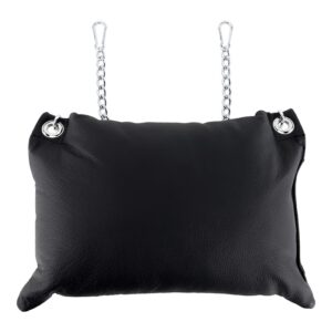 Leather pillow - Black