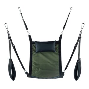 Rectangular canvas sling - 4 points - Full set - Kaki