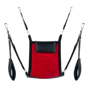 Rectangular canvas sling - 4 points - Full set - Red