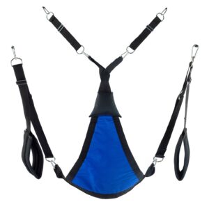 Triangle canvas sling - 3 or 4 points - Full set - Blue