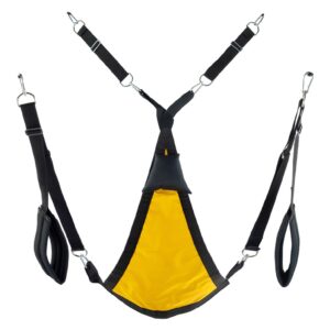 Triangle canvas sling - 3 or 4 points - Full set - Yellow