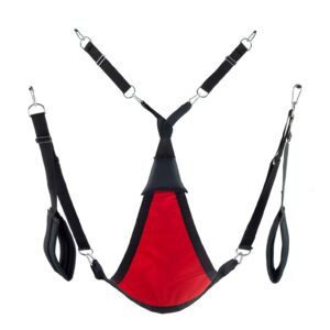Triangle canvas sling - 3 or 4 points - Full set - Red