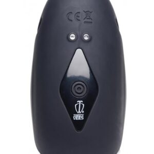 8X Vibrerende Silicone Penis Stimulator - Zwart