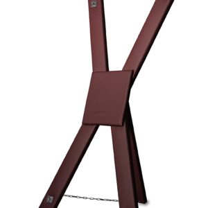 Faux Leather Covered BDSM Bondage Cross