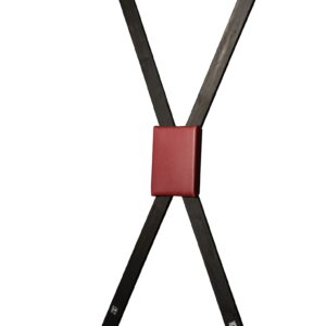 Wooden and PU Leather Covered BDSM Bondage Cross