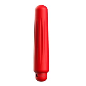 Delia - ABS Bullet With Sleeve - 10-Speeds - Red
