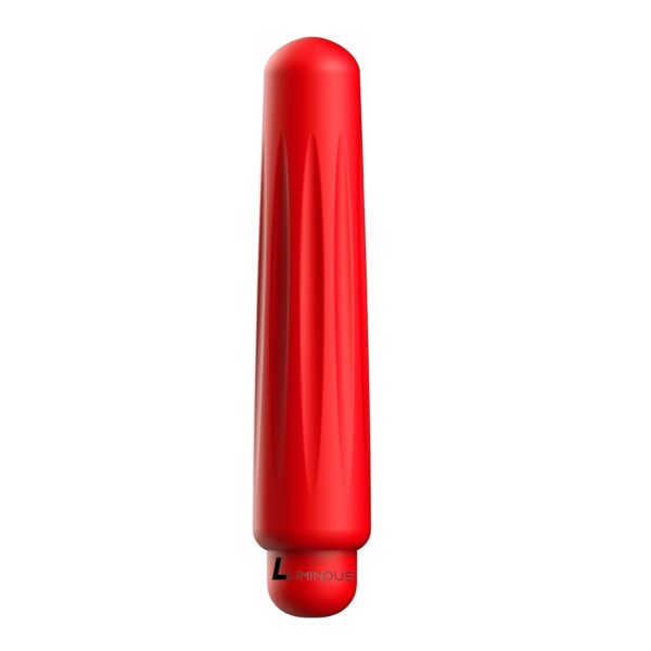 Delia - ABS Bullet With Sleeve - 10-Speeds - Red