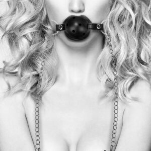 Breathable Ball Gag With Nipple Clamps