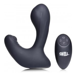 10X Inflatable & Tapping Prostate Vibe w/ Remote